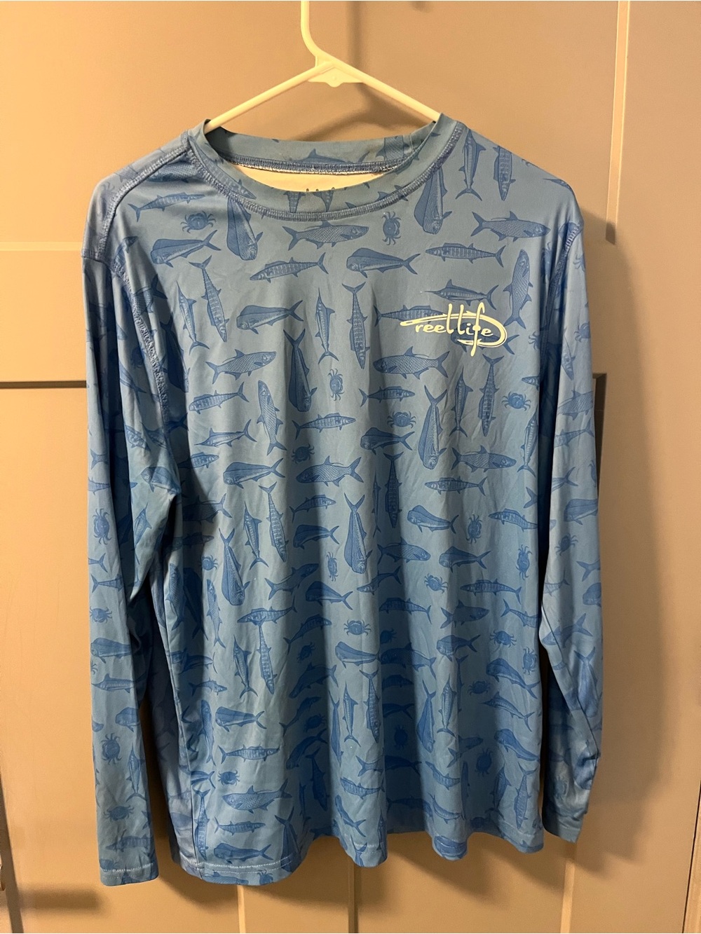 Reel life dri fit long sleeve